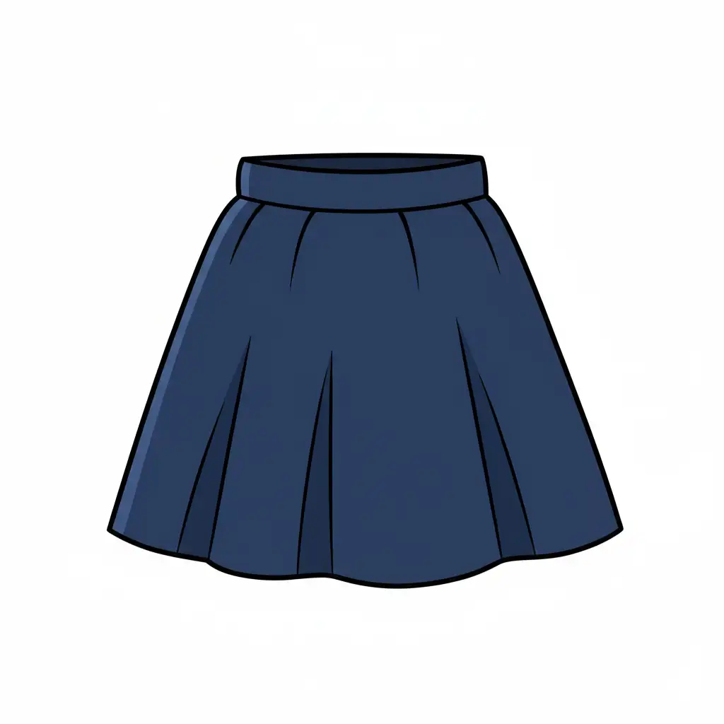 Navy blue skirt