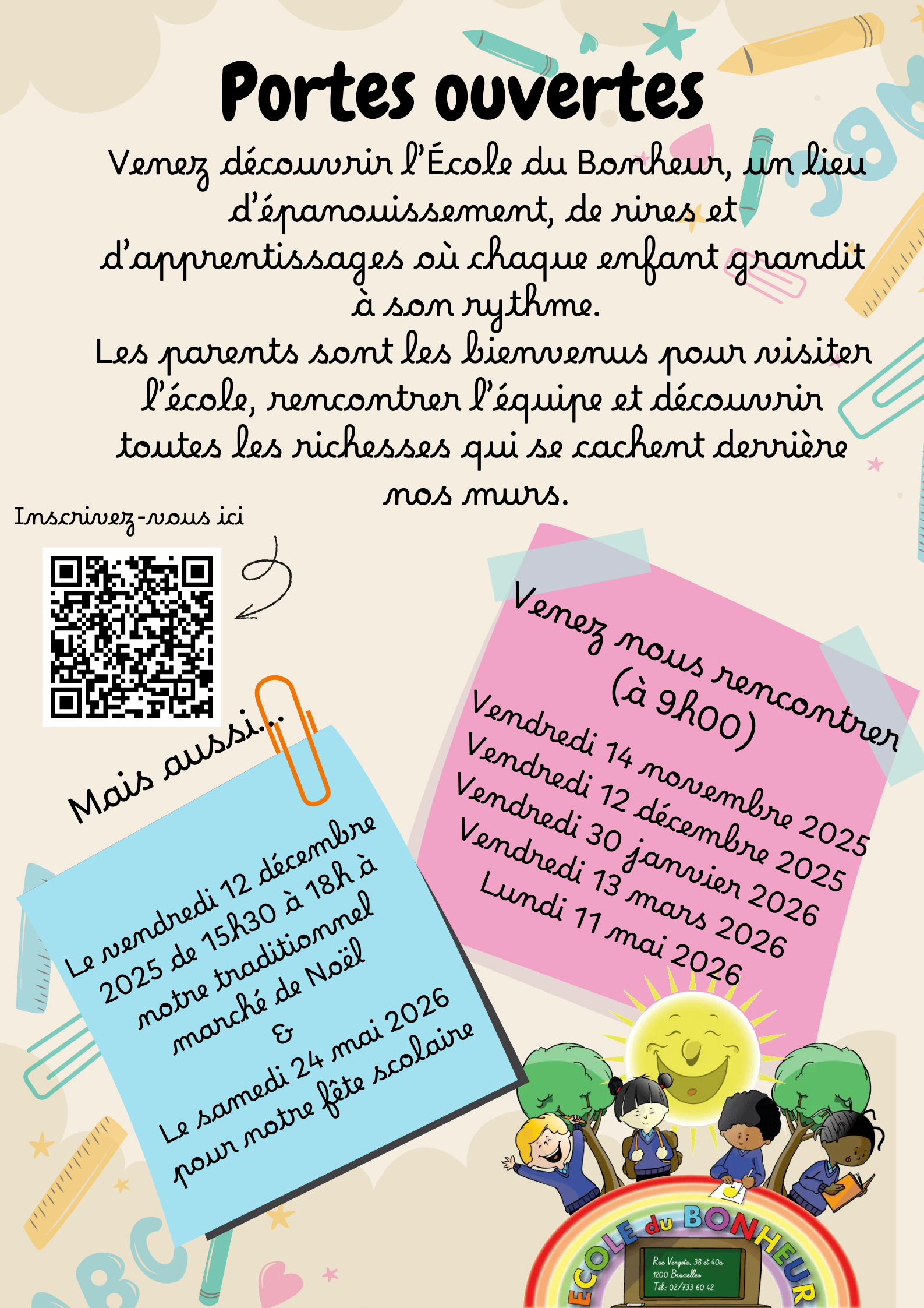 🏫​​ Journées portes ouvertes ​🏫​