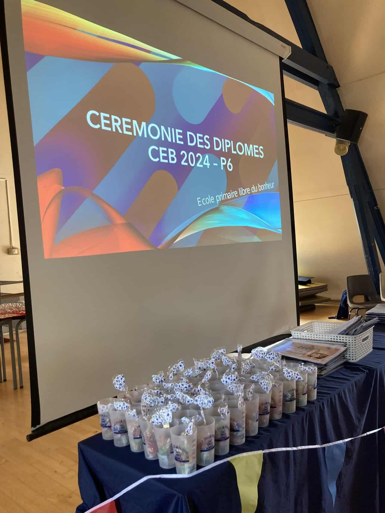 Cérémonies de fin d'année