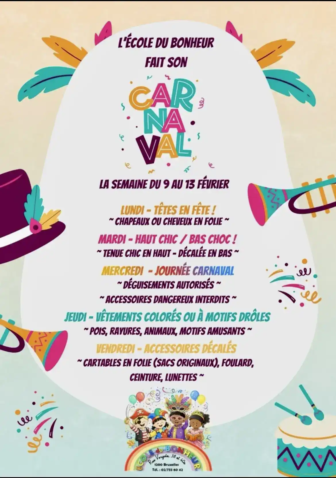 The Ecole du Bonheur’s Carnaval